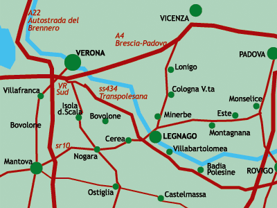 cartina provincia verona